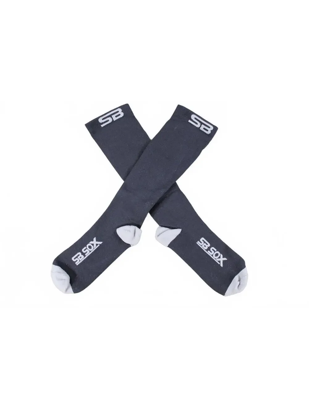 SB SOX Gray Compression Socks Large Athletic Support New